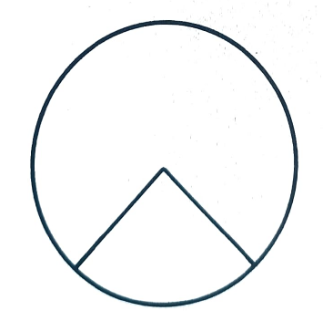 Diagram of critical mass arrangement in an atom bomb